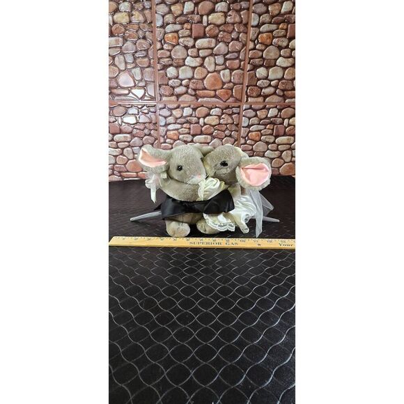 Vintage Dakin "Moustrimony" wedding plush set from 1986 - Picture 8 of 8